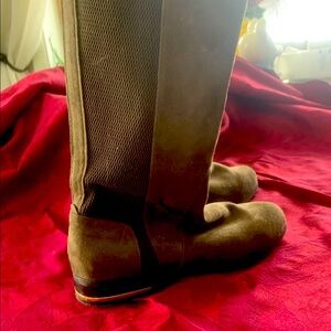 Kensie Brownand Gold Accent Boots.  Worn once